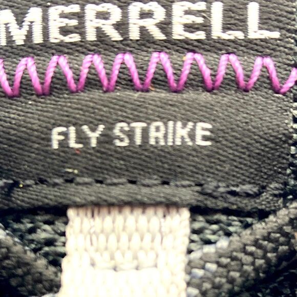 NWT Merrell Fly Strike Women’s Black/Purple Sneakers Size 9,5 - Picture 2 of 9